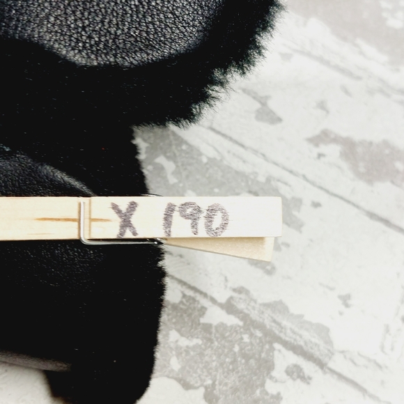 New Match Black Faux Fur Zip Up Round Toe Winter Boots X190 - Picture 12 of 12